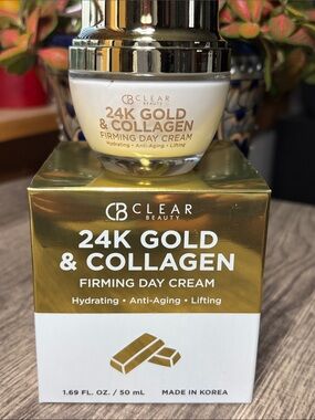 🍄5 for $35🍄 Korean Skincare Clear Beauty 24K Gold & Collagen Firming Day Cream